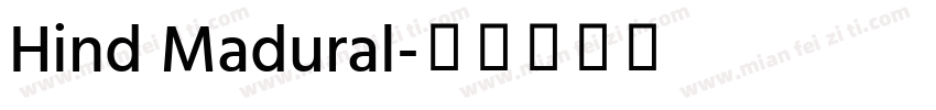 Hind Madural字体转换